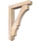 Ekena Millwork Balboa Arts and Crafts Smooth Bracket w/ Offset Brace, Douglas Fir, 5 1/2"W x 28"D x 36"H BKT0604X28X36BOA03SDF - alternate 1
